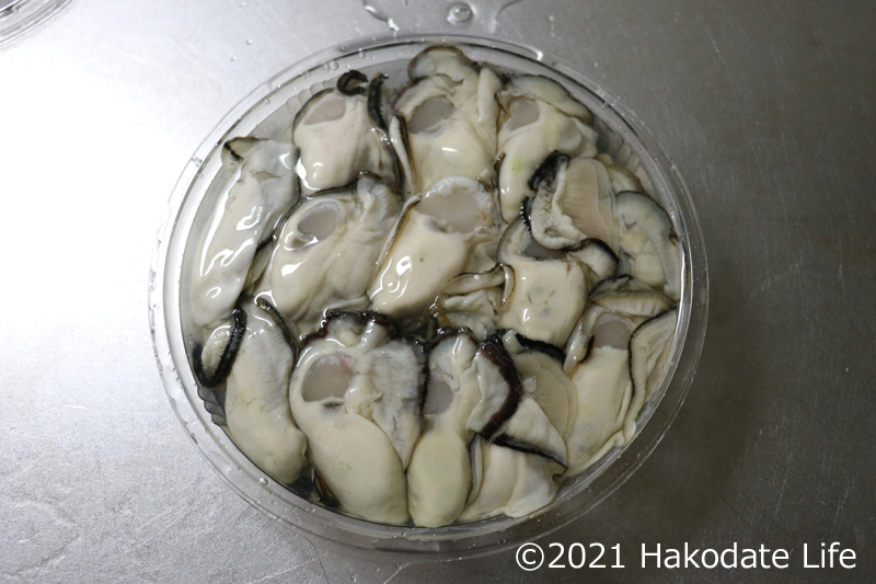 広島県産の大粒の牡蠣