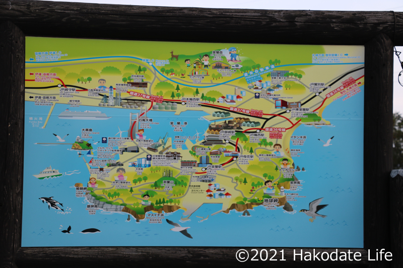 絵鞆半島マップ